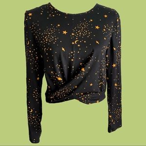 🌻 NWOT Space Galactic Star Planet Longsleeved